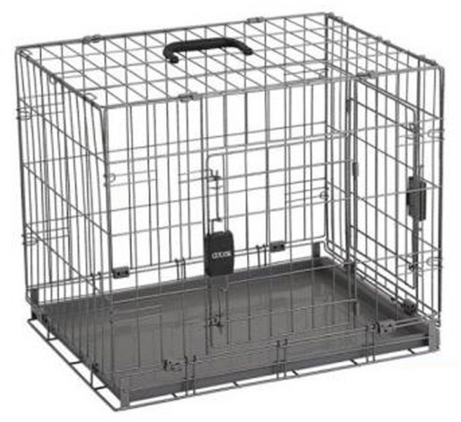 doter 寵愛物語 2合1訓練休憩多功能寵物籠, 黑色, 1個