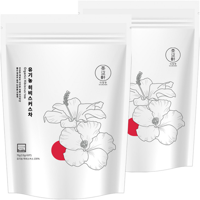 다정헌 유기농 히비스커스, 1.5g, 50개입, 2개
