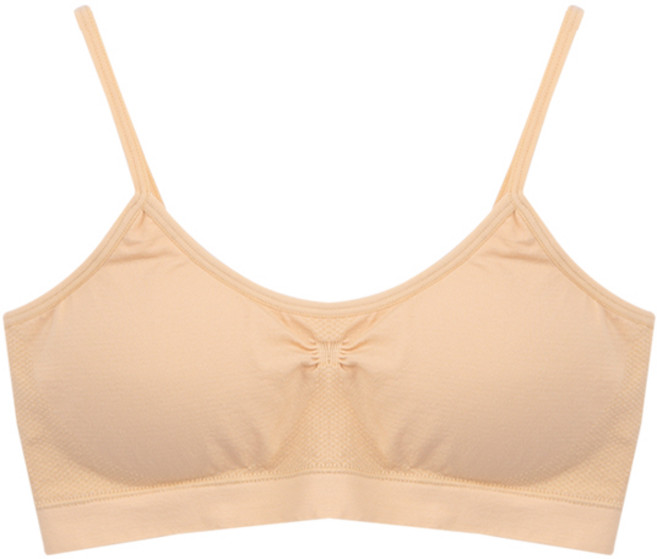 씨엘스토리 주니어 학생 무봉제 노와이어 심리스 끈브라