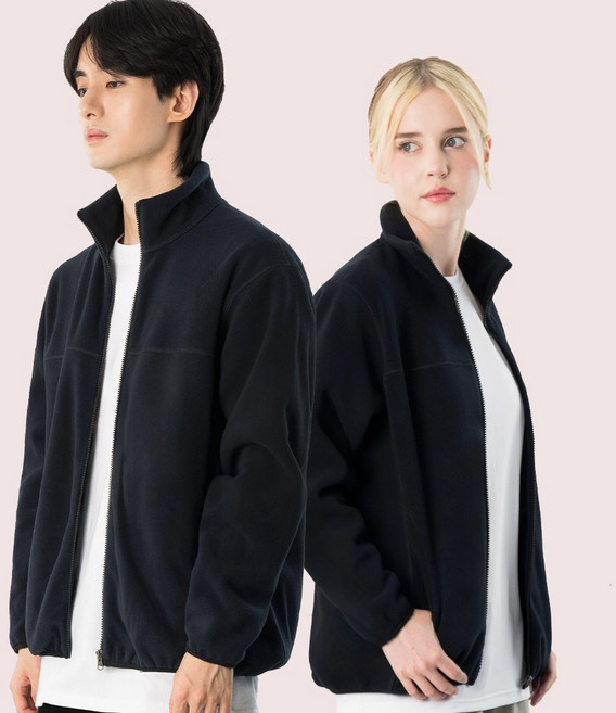 ARMEDES 男女通用 刷毛 直筒 搖粒絨 拉鍊外套 AR-609