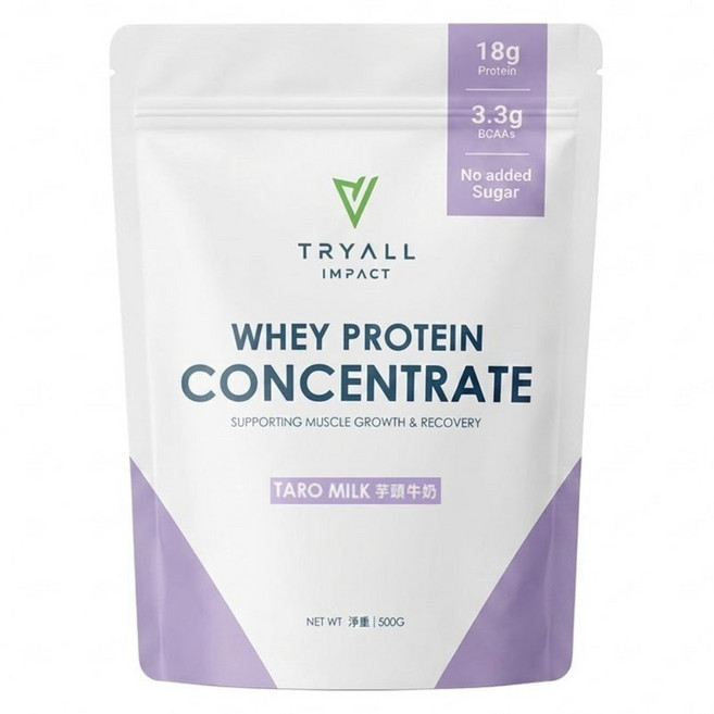 TRYALL 濃縮乳清蛋白粉, 500g, 1包
