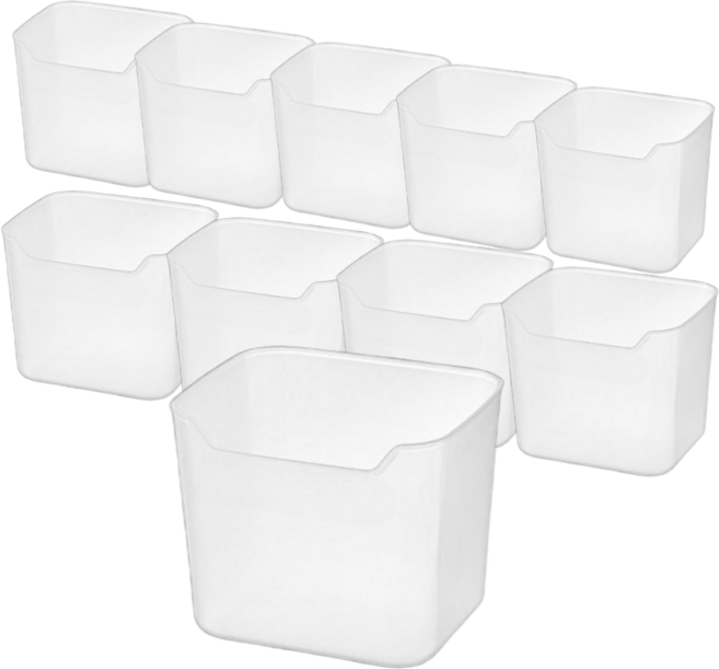 애니원픽 다용도 냉장고 욕실 정리함 트레이 수납함, 10개