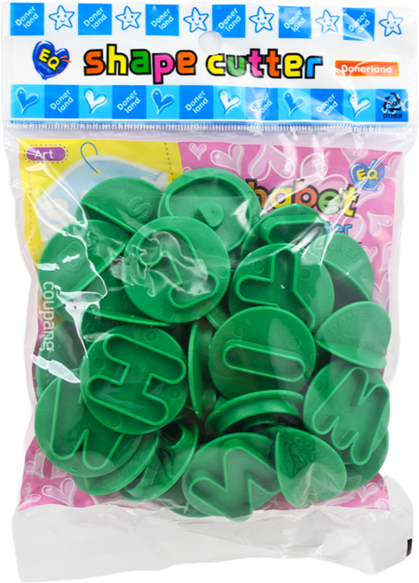 Donerland 壓模模型, ABC 字母, 120g, 1包