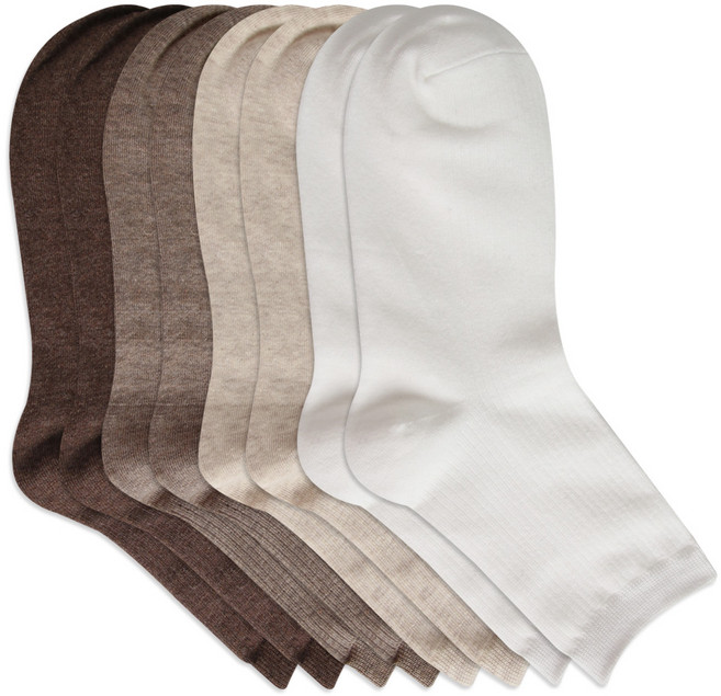 코지라벨 여성용 골지 중목 양말 8켤레 세트