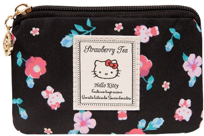 Hello Kitty 凱蒂貓 票卡零錢包 KT03I07BK