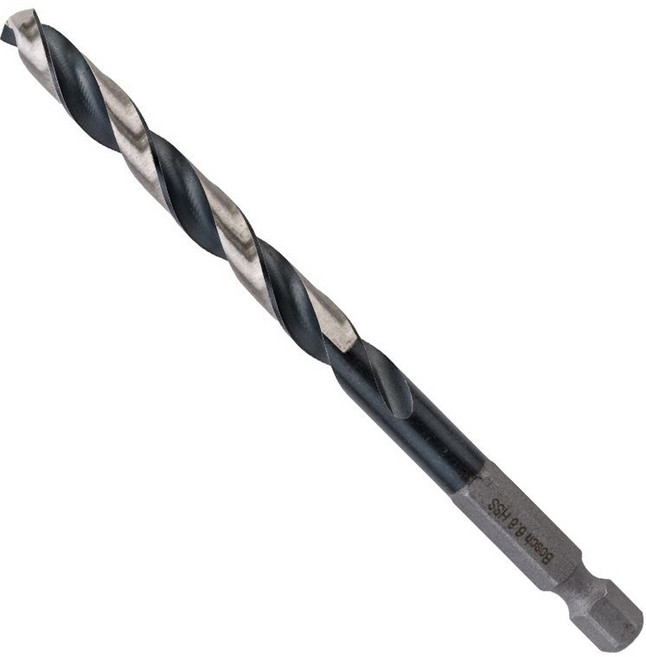 BOSCH 博世 台灣公司貨 鐵工鑽頭 1/4吋六角柄 HSS-G 6.8mm, 1個