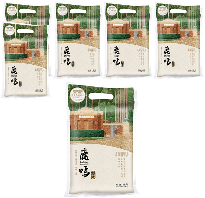 RICE HOUSE 米屋 鹿鳴糙米, 6包, 1kg