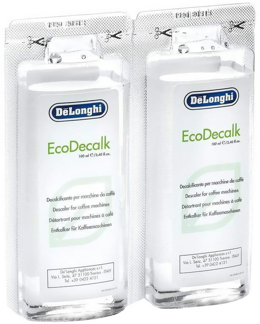 DeLonghi 迪朗奇 咖啡機除鈣劑, 透明無色, 1組