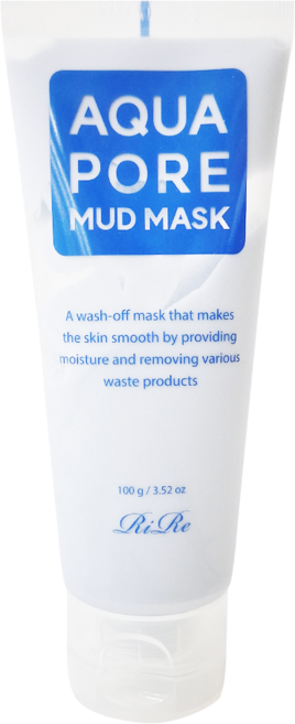 RiRe 純素淨緻毛孔水潤泥膜 沖洗式 100g, 1條