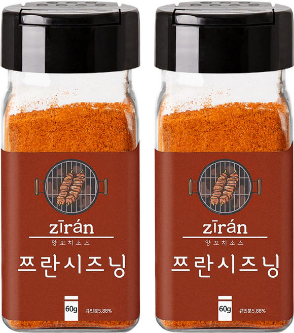 바른미각 쯔란 시즈닝, 60g, 2개