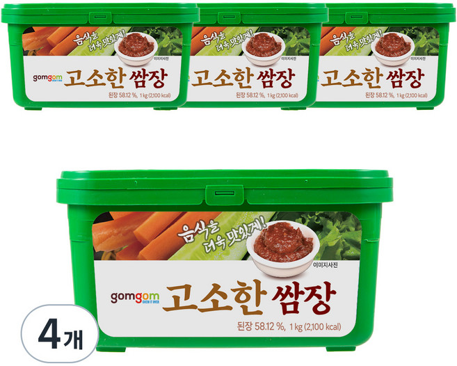 곰곰 고소한 쌈장, 1kg, 4개