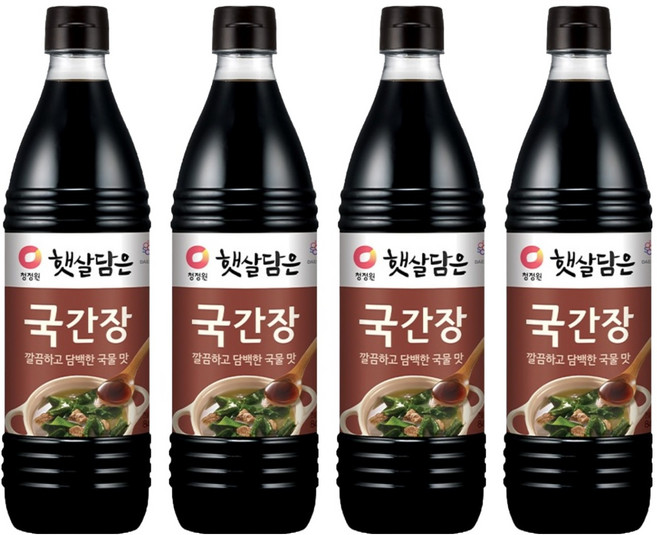 햇살담은 국간장, 840ml, 4개