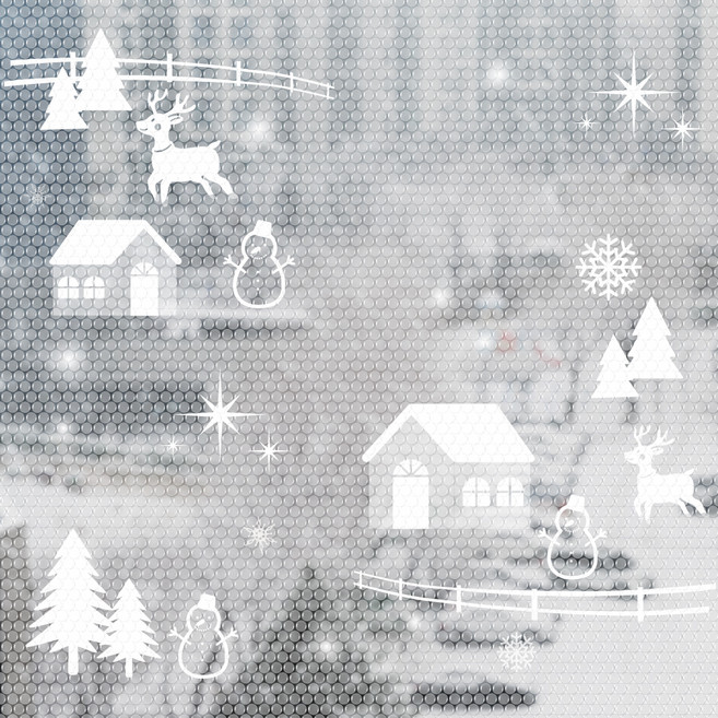 코멧 국내생산 프린트 되어있는 감성 단열뽁뽁이, 1개