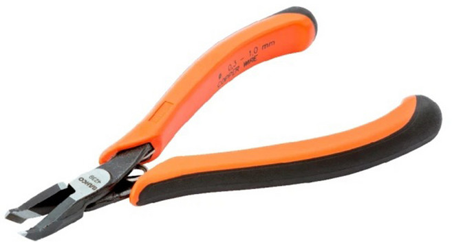 BAHCO 魚牌 45度電子斜口鉗 ERGOTM握把 4239 0.3~1mm, 1個