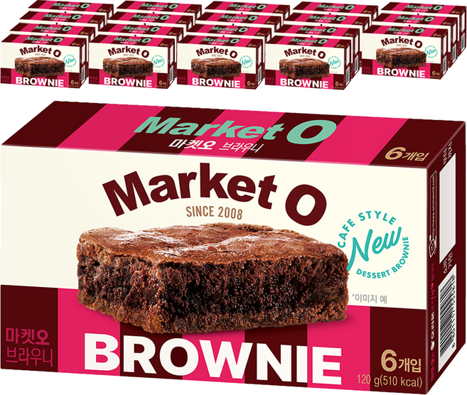 Market O 布朗尼 6入, 120g, 20個