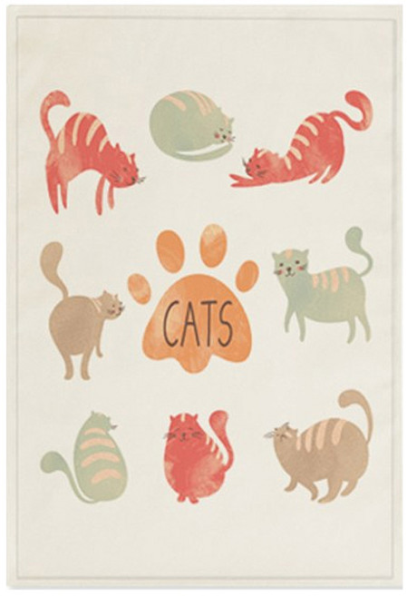 디큐컴퍼니 워터컬러 가리개커튼 GM 55550