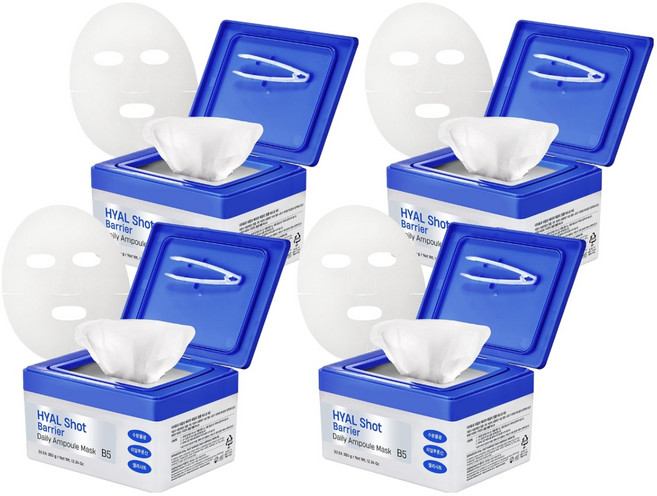 더마토리 히알샷 베리어 데일리 앰플 마스크 B5, 30개입, 4개