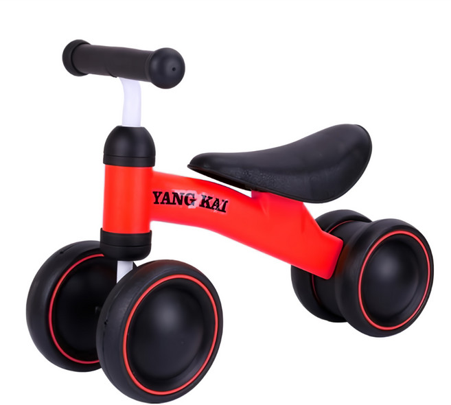 揚楷 幼兒四輪滑行車 平衡車, 紅色, 1台