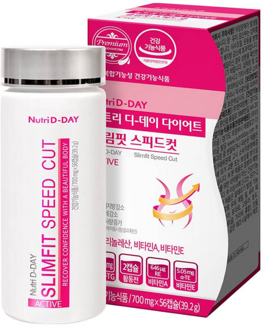 Nutri D-DAY 體態輕盈美型膠囊, 56顆, 1罐