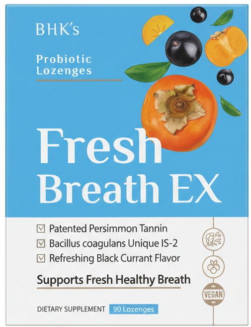 BHK's 益菌淨口錠EX, 90顆, 0.3g, 1盒