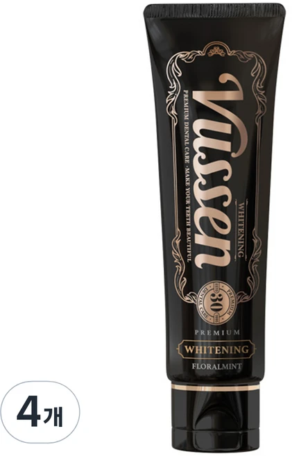 오스템파마 뷰센 30 치아 미백제 치약, 4개, 80g - 쿠팡