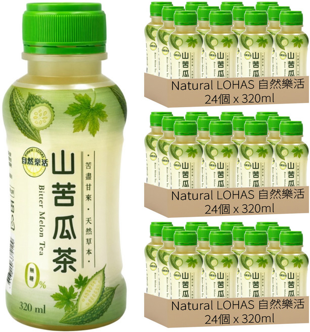 Natural LOHAS 自然樂活 山苦瓜茶, 72個, 320ml