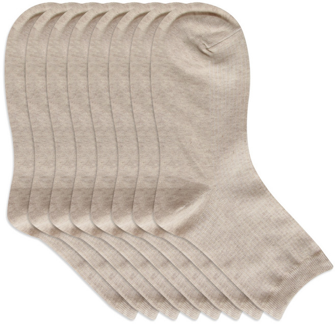 코지라벨 여성용 골지 중목 양말 8켤레 세트