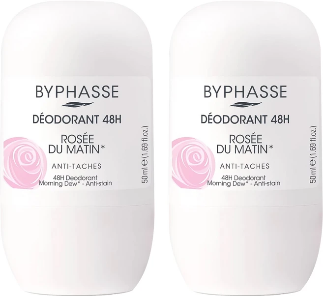 바이빠세 롤 온 데오드란트 48H 로즈향, 50ml, 2개 - 쿠팡