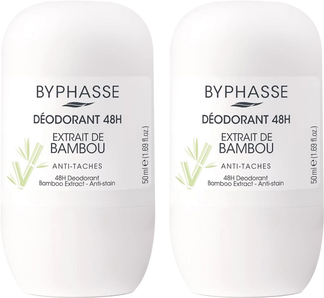 바이빠세 롤 온 데오드란트 48H 뱀부향, 50ml, 2개