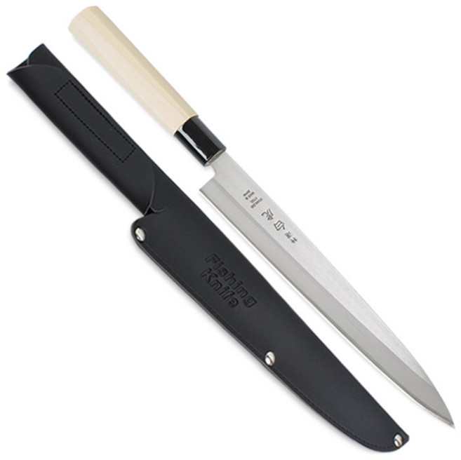 칼백화점 일본 백호 특선 사시미 일식도 + 칼집 세트, 혼합색상, 1세트