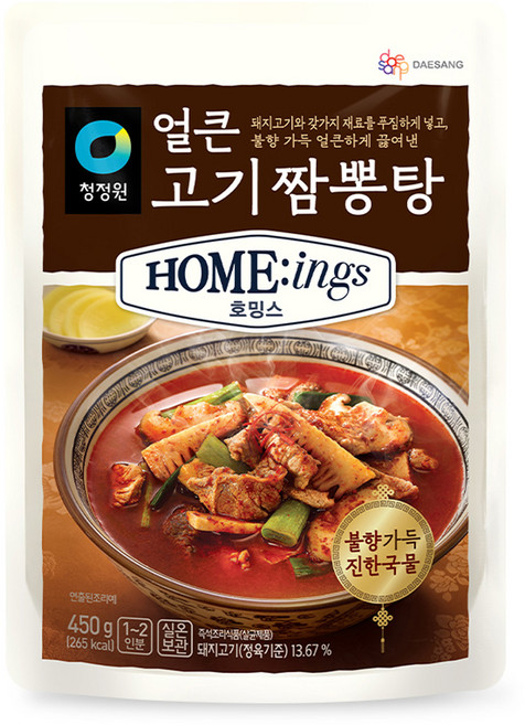 호밍스 얼큰 고기짬뽕탕, 450g, 1개