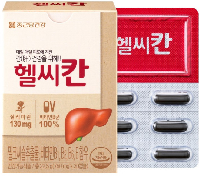 종근당건강 헬씨칸, 30정, 1개
