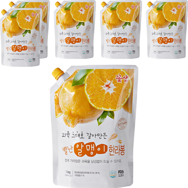 꽃샘 별난 알맹이 한라봉, 6개, 1kg