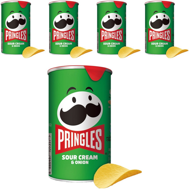 프링글스 사워크림 앤 어니언, 53g, 5개