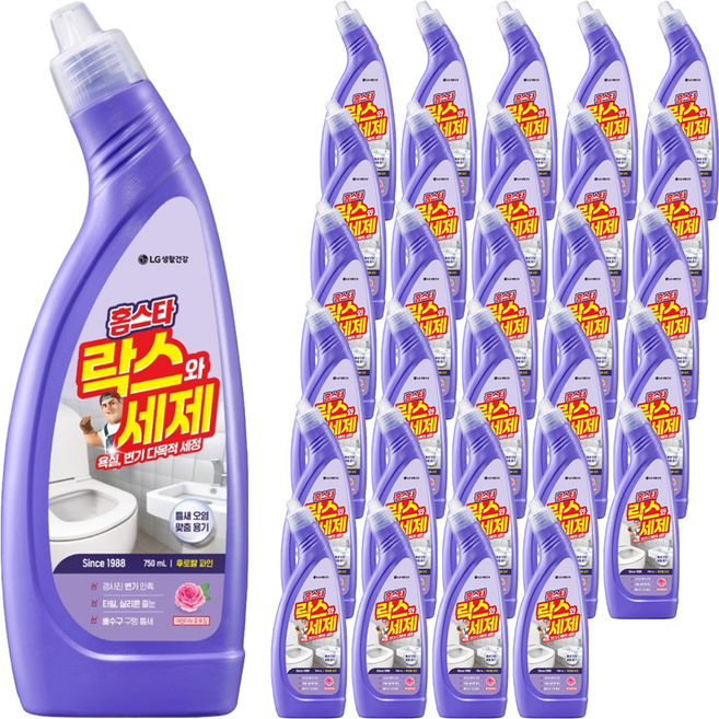 홈스타 락스와 세제 후로랄파인, 750ml, 30개