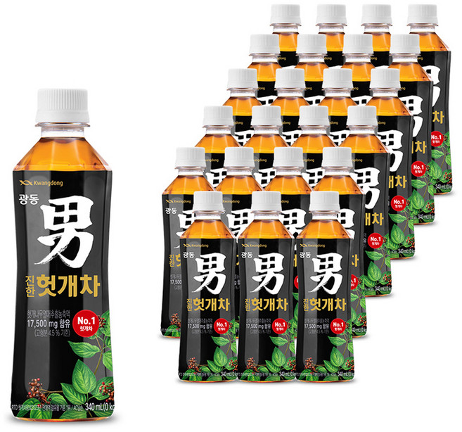 광동진한헛개차, 340ml, 24개
