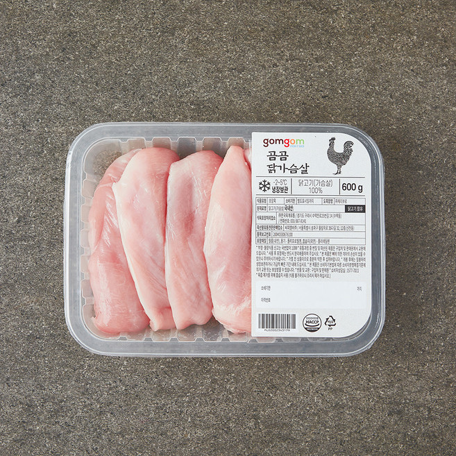 곰곰 닭가슴살 (냉장), 600g, 1개
