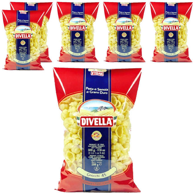 DIVELLA 德威樂 義大利麵疙瘩, 500g, 6包