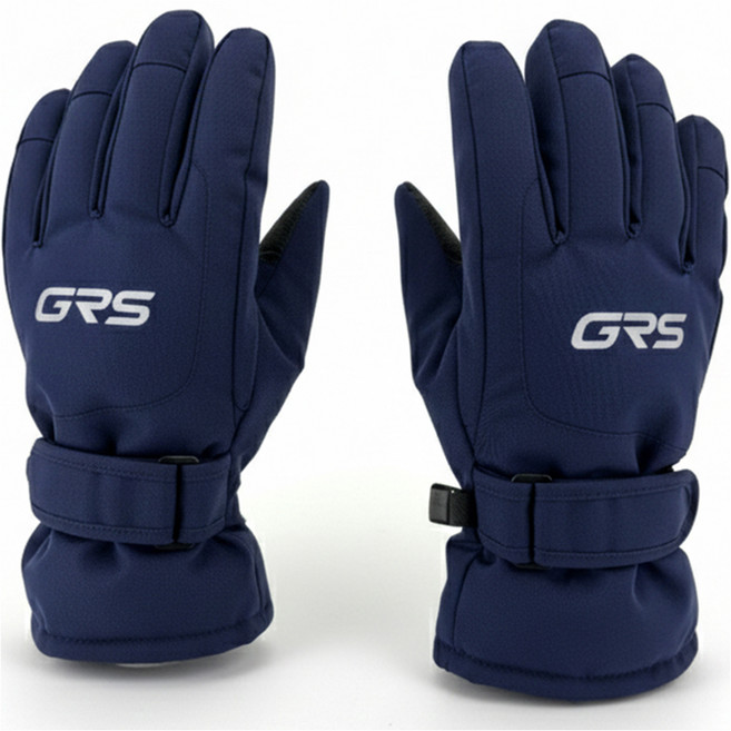 GRS 타이니 아동용 스키장갑, 네이비, 1세트