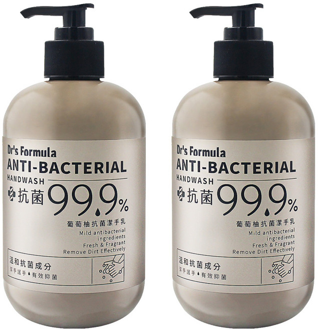 台塑生醫 Dr's Formula 葡萄柚 抗菌潔手乳, 400g, 2瓶