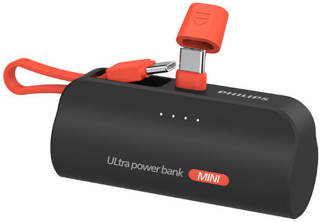 PHILIPS 飛利浦 行動電源 Type-C, DLP2550CB/96, 黑色