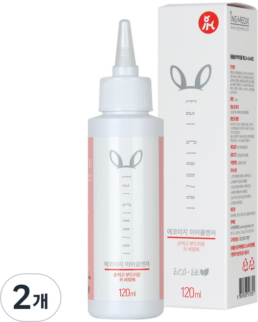 아이앤지메딕스 에코이지 클렌저, 120ml, 2개