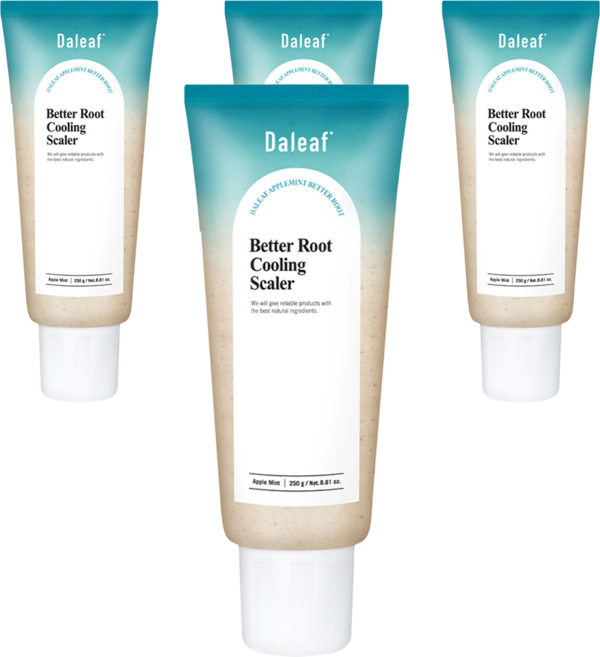 [비건뷰티] 달리프 애플 민트 베러루트 쿨링 두피 스케일러, 250g, 4개
