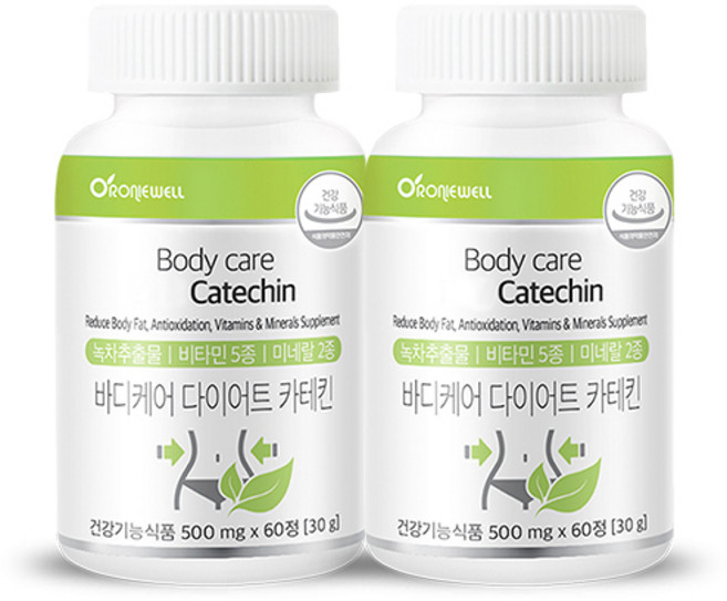 ROnIEWELL Body care兒茶素孅萃錠, 60顆, 2罐