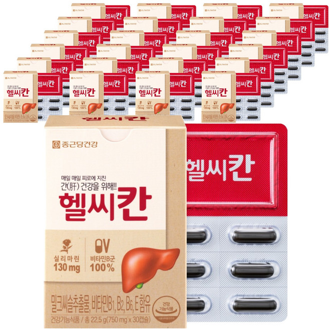종근당건강 헬씨칸, 30정, 25개