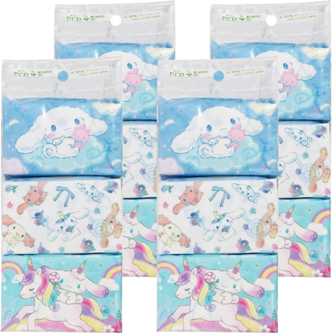 Cinnamoroll 大耳狗喜拿 面紙 20張, 6包, 4組