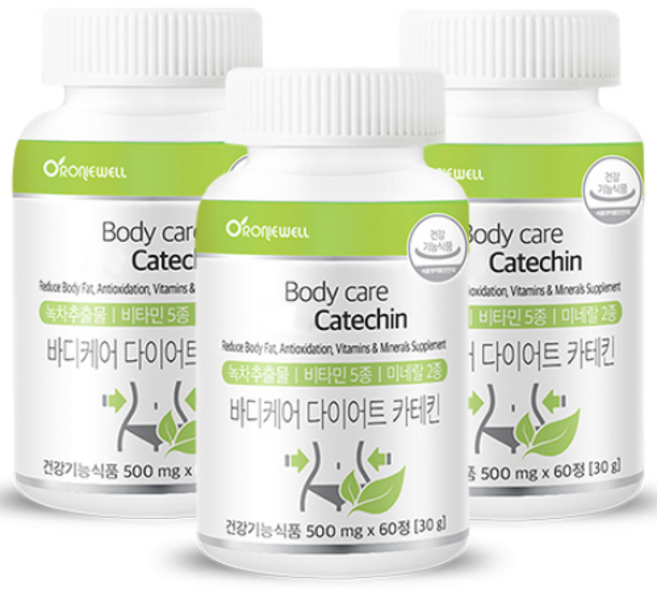 ROnIEWELL Body care兒茶素孅萃錠, 60顆, 3罐