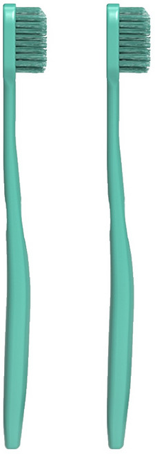 라이브오랄스 라이브 V컷팅 교정칫솔 민트, 1개입, 2개