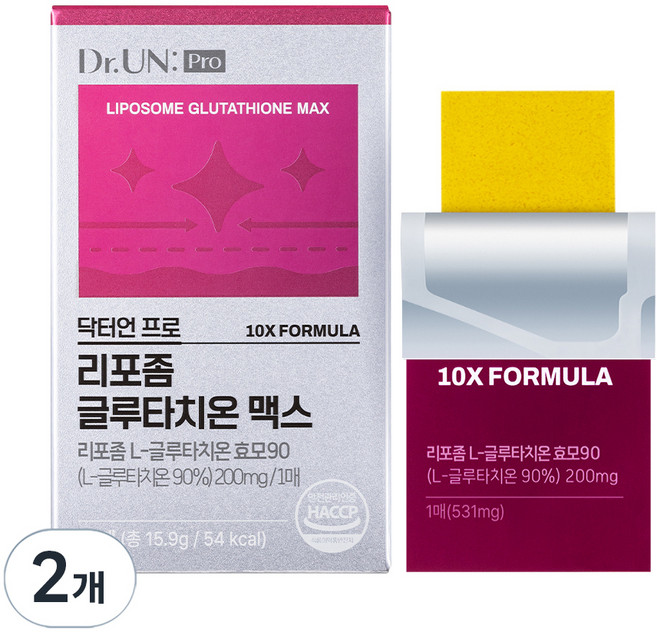 NEWTREE Dr.UN 專業脂質體穀胱甘肽 Max 30入, 2個, 15.9g
