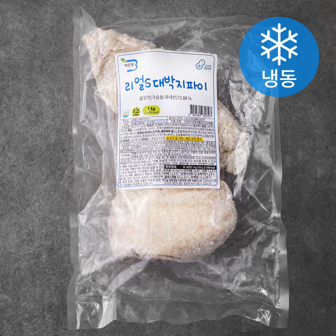 바른웰 리얼S 대박 지파이 10개입 (냉동), 1kg, 1개